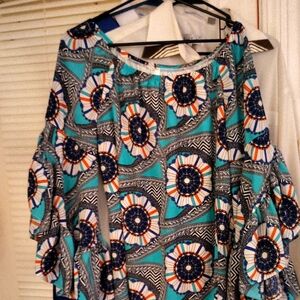 Floral Patterned Women's Top